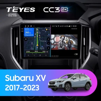 Штатная магнитола Teyes CC3 2K 4/32 Subaru XV (2017-2023)