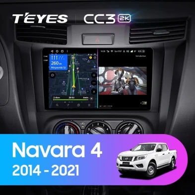 Штатная магнитола Teyes CC3 2K 4/64 Nissan Navara D23 IV (2014-2021) Тип-B